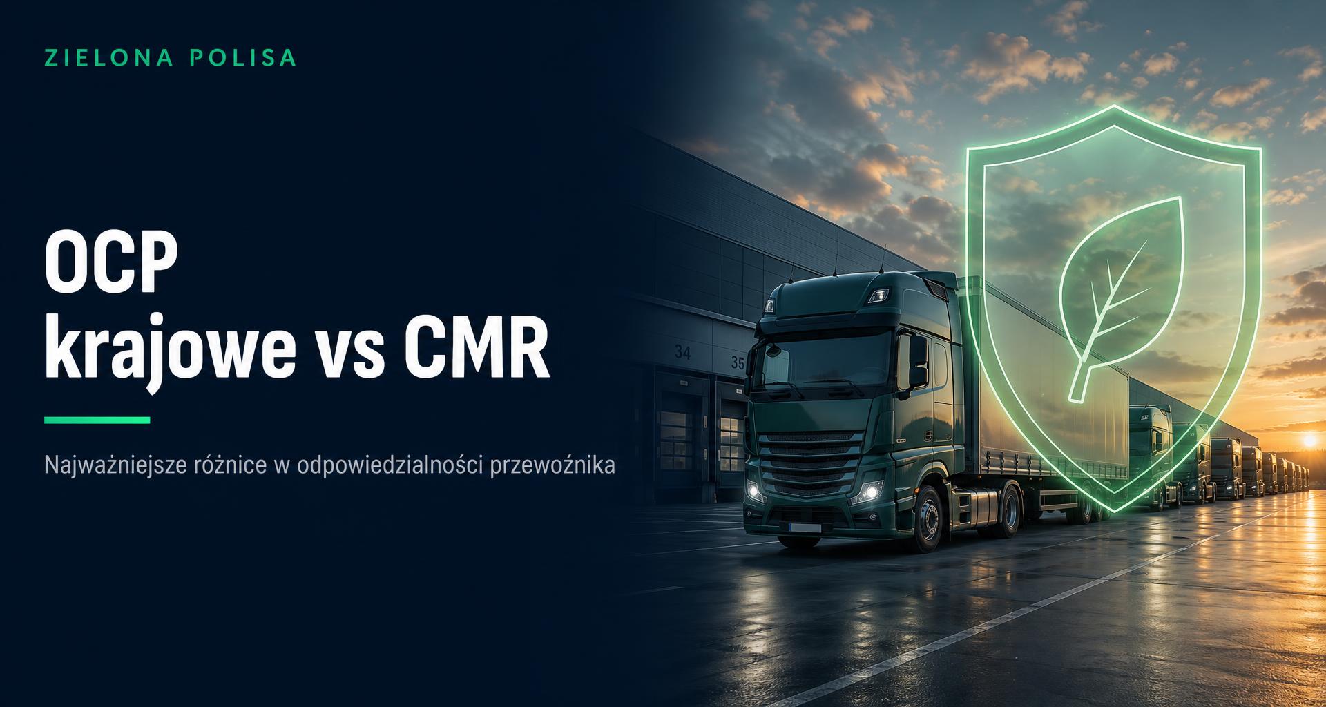 OCP krajowe vs CMR — flota transportowa przy centrum logistycznym
